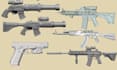 weapon pepakura cosplay weapon eva foam pattern foam props 3d airsoft weapon