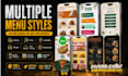 create restaurant qr menu website, digital menu and whatsapp ordering
