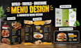 design bifold menu design trifold menu design brochure and animated menu design