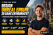 design unreal engine 3d game environment, game level design 3d unity game asset