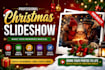 create a christmas photo slideshow video