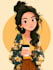 create a disney cartoon illustration