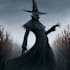 make a gothic punk dark fantasy character illustration