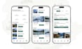 create a modern travel app UI UX design