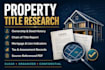 do property title search and chain of title
