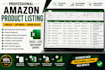 create and optimize amazon product listings