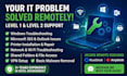 provide professional remote IT support and problem solving