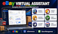 be your professional ebay VA for store management, customer support