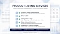 do shopify product listing and ecommerce data entry