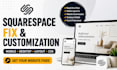 fix squarespace bug mobile layout edit customize squarespace website