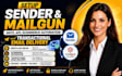 setup sender mailgun SMTP API ecommerce automation and email delivery