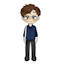 draw a cute full body chibi art for avatar or gift