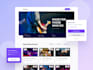 design event booking website, online conference website, ticket website