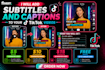 add captions or subtitles to your videos