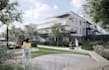 render 3d multi family residential building concept,proposed elevation 3d visual