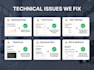 fix technical SEO issues, indexing and crawlability problems