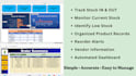 create excel inventory tracker and stock management system