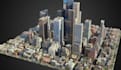 create 3d city maps, 3d terrain maps, landscale relief maps, 3d environment
