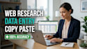 do data entry copypaste and excel data entry