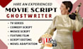 write feature film script screenplay screenwriting movie script comedy script