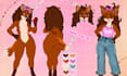 do furry reference sheet fursona character design nsfw furry ref sheet oc art