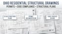 ohio structure drawings for residential permits and code compliance