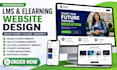 design online courses collage website lms elearning website universities website