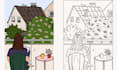 draw lifestyle illustrations in lofi roomcore aesthetic