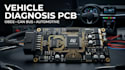 design vehicle diagnosis system pcb, obd2 can bus and automotive electronics