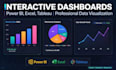 create interactive dashboard and data visualization charts