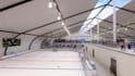 design realistic sport complex,paddle court 3d rendering,3d tennis visualization