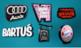 design 3d lightbox, keychain, logo 3mf and stl for 3d printing