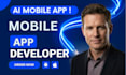 develop ai mobile app, ai chatbot, flutter app as ai app developer
