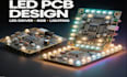design led pcb, led driver circuit and custom lighting control board