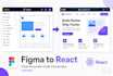 convert your figma design to a responsive react website