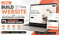build tilda website and integrate custom checkout payment system