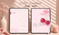 design feminine hyperliked digital planner
