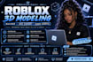 make roblox ugc, 3d roblox character and dynamic head