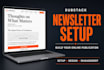 setup your substack newsletter, publication and online writing space