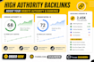 do SEO guest post backlinks on high da websites