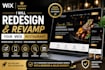 redesign and revamp your wix restaurant menu