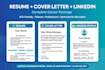 write ats optimized resume, professional CV
