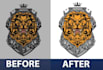 vector tracing, convert image to vector file, vector logo, vectorize image