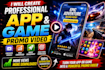 create professional app and game promo video