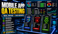 do professional mobile app QA testing on real android devices
