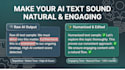 humanize ai content, proofread, and edit for readability