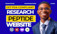 build fda complaint peptide website, research peptide website with woocommerce