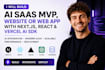 build ai saas mvp website ai web app with next js react vercel ai sdk