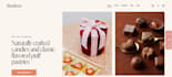 design a modern cake, pastry, bakery and chocolate shop website