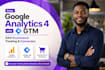 setup google analytics 4 with gtm, ga4 ecommerce tracking and conversion